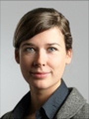 This is a portrait of Kristina Heyer