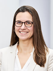 This is a portrait of Christine Blome